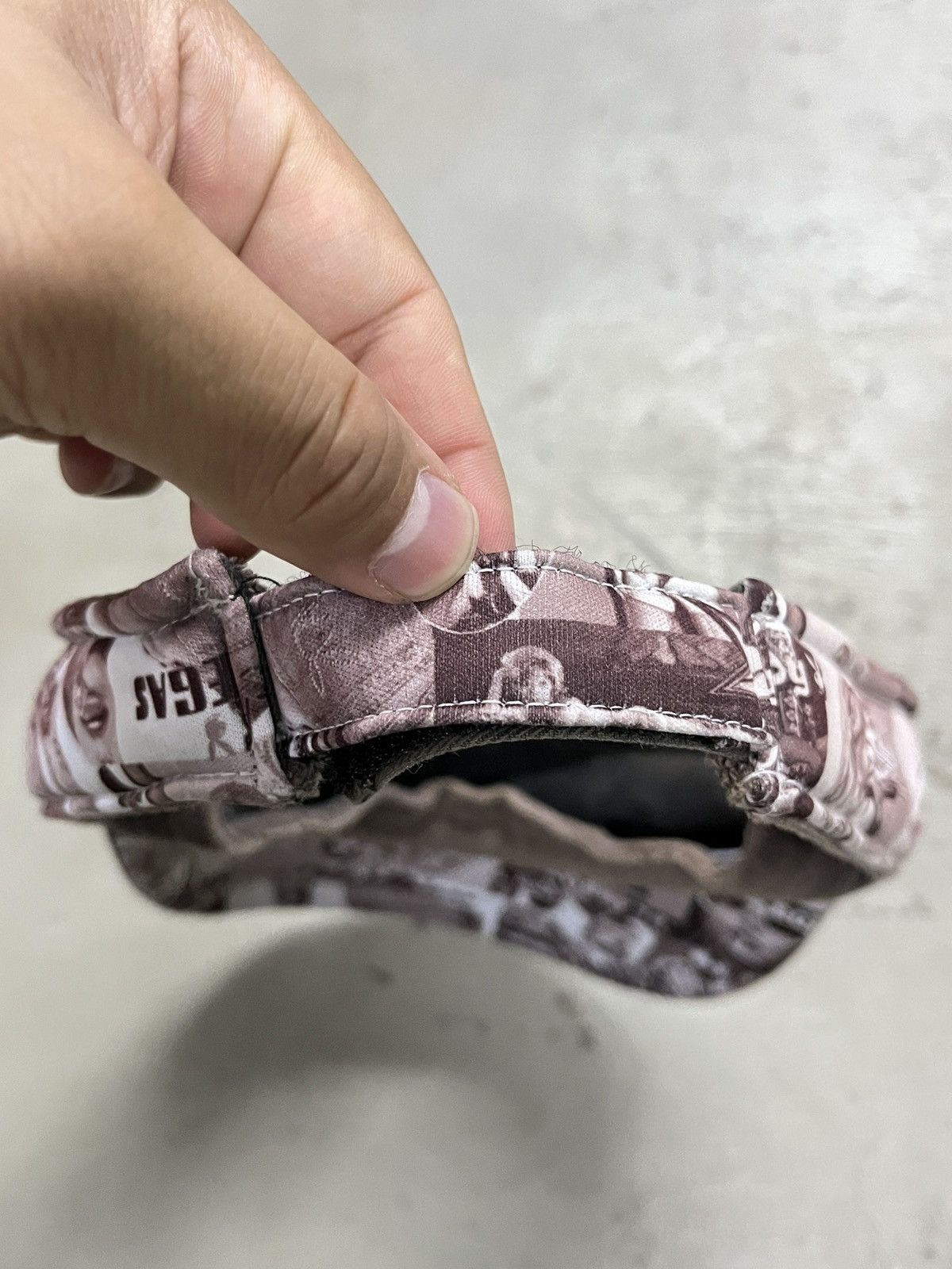 Playboy VTG Playboy Classic Pornstar Magazine Overprint Visor Hat Size ONE SIZE - 8 Thumbnail