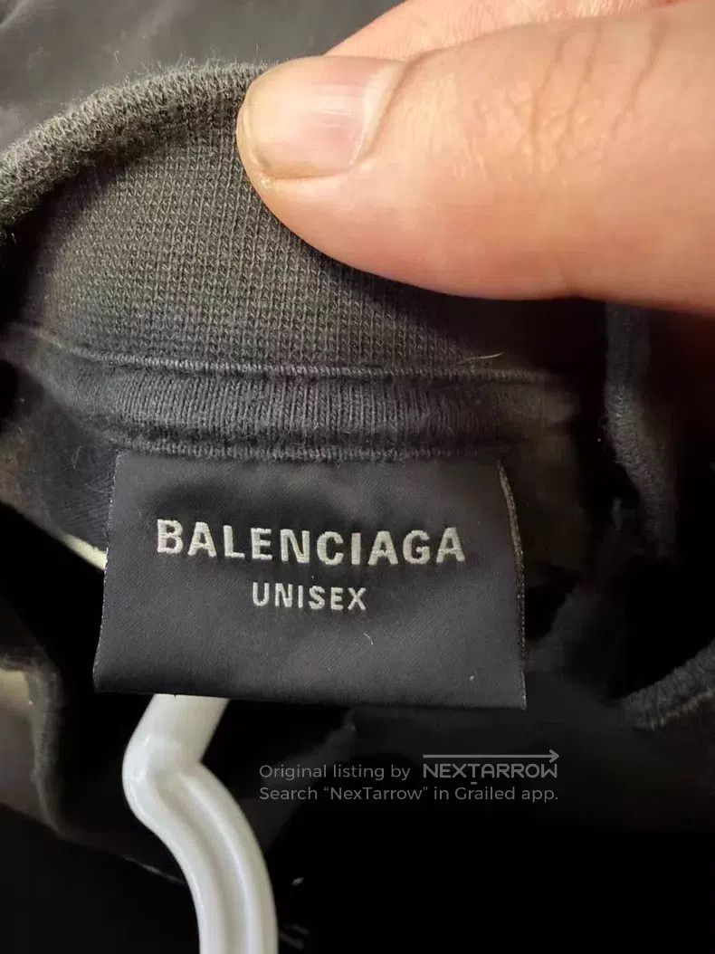 Balenciaga Balenciaga Mud-Dyed Manchester United Black Short Sleeve Size US S / EU 44-46 / 1 - 3 Thumbnail