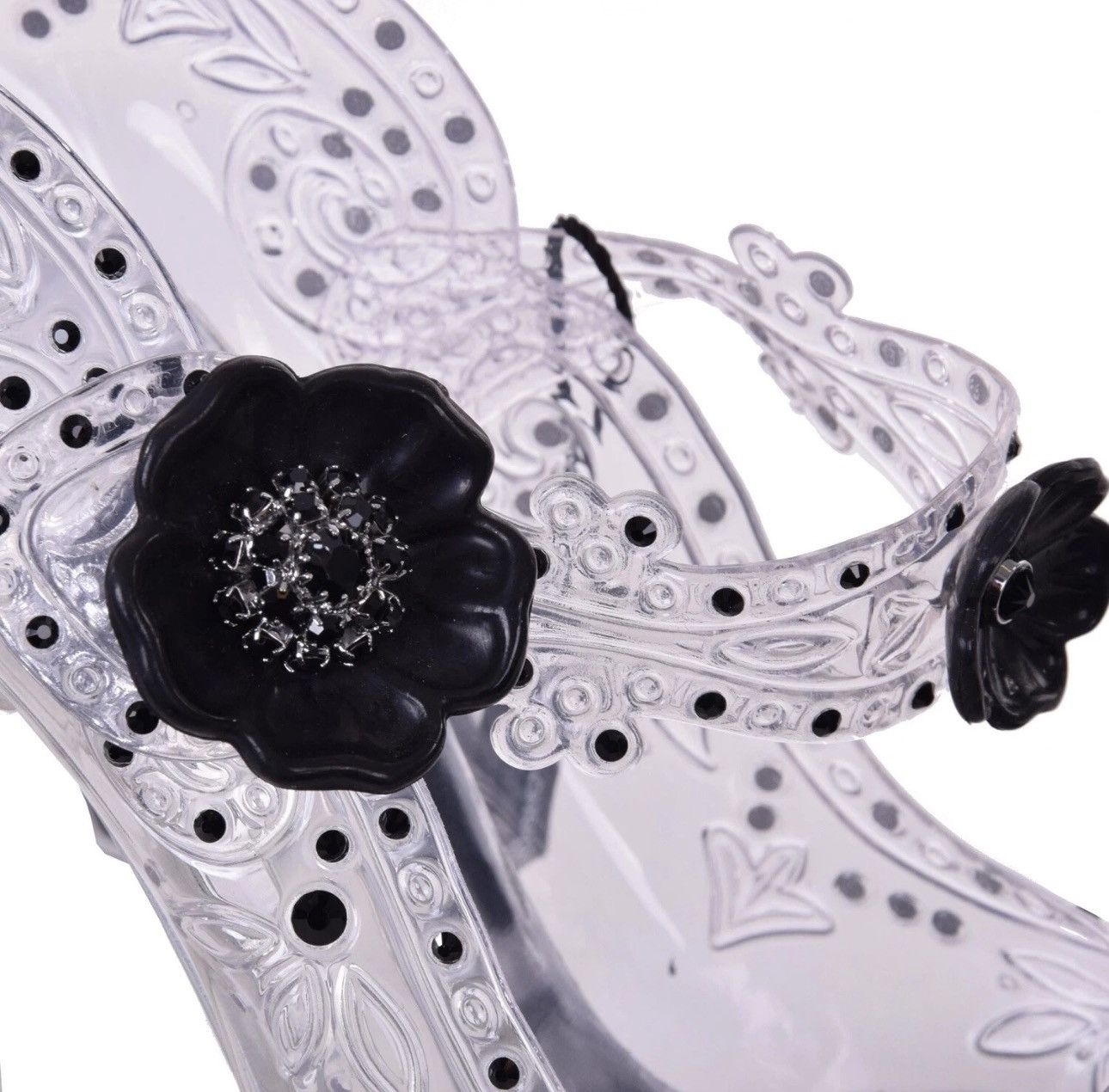 Dolce & Gabbana DOLCE & GABBANA Transparent Cinderella PVC Crystal Pumps Size US 8 / IT 38 - 4 Thumbnail