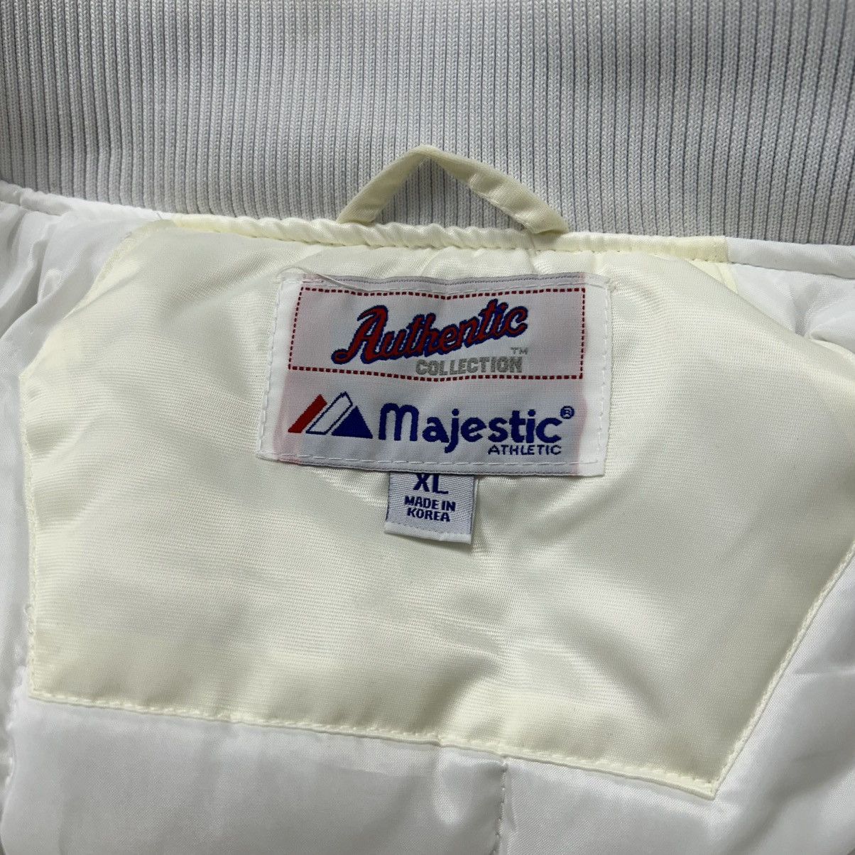 Majestic × NFL × Vintage RARE VTG 00s NFL OAKLAND RAIDERS SATIN BOMBER JACKET Size US XL / EU 56 / 4 - 5 Thumbnail