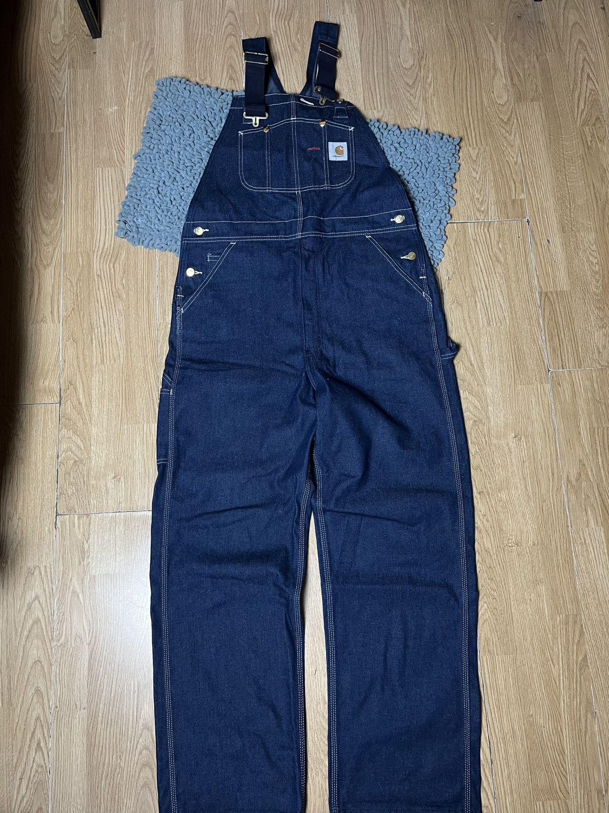 Carhartt 🛠️CARHARTT VINTAGE CARPENTER DENIM BAGGY JUMPSUIT OVERALLS Size US 36 / EU 52 - 2 Thumbnail