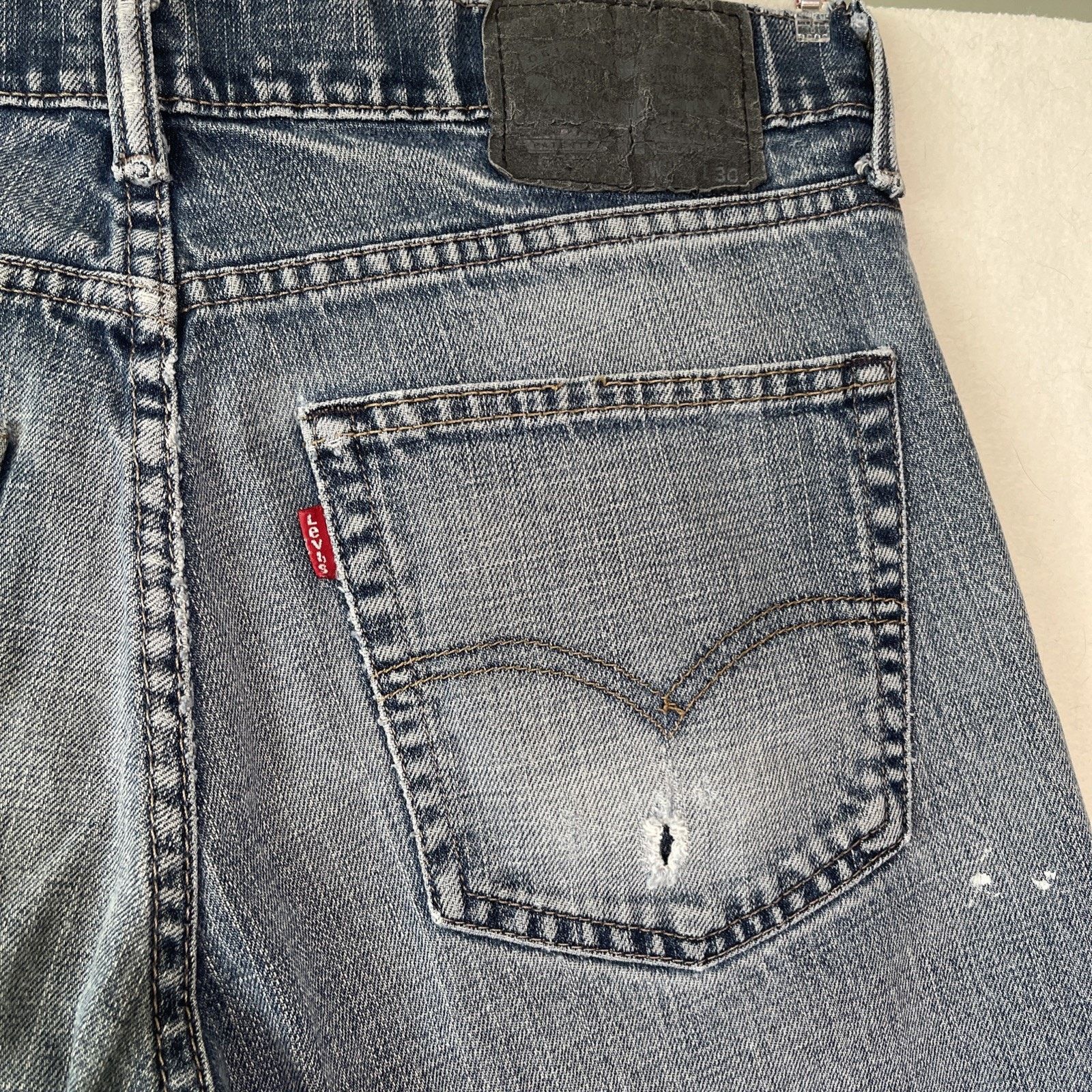 Levi's Levis 505 Jeans Men’s 32X30 Distressed Size US 32 / EU 48 - 5 Thumbnail