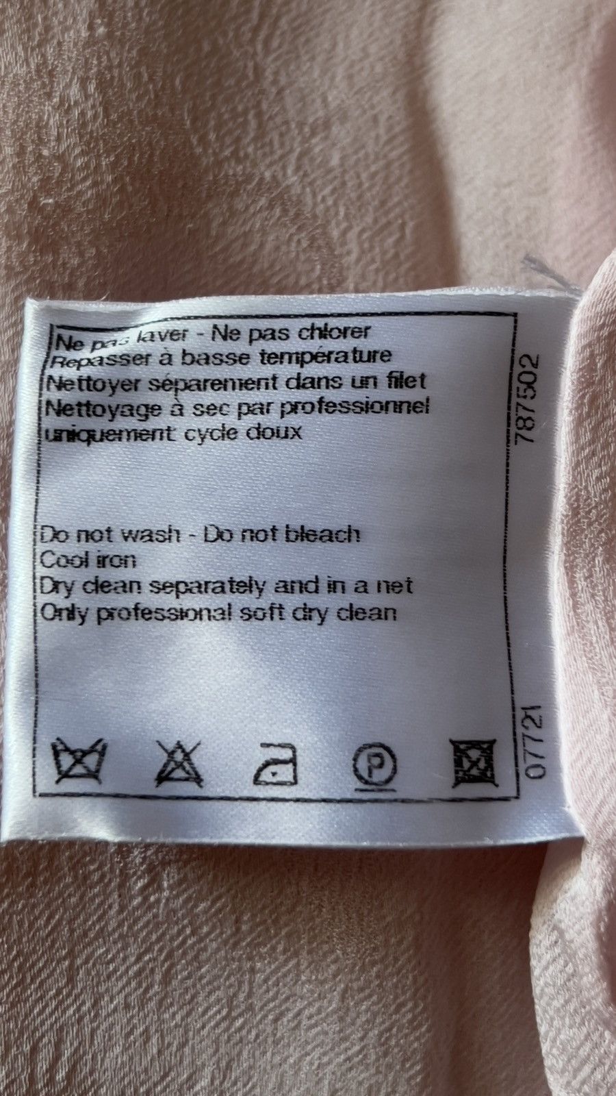 Chanel Chanel Pink white and blue multicoloured viscose dress Size XS / US 0-2 / IT 36-38 - 10 Thumbnail