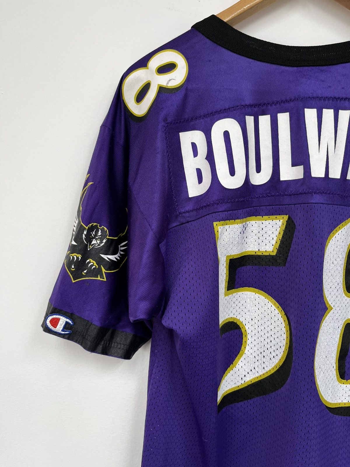 Champion Vtg Peter Boulware Baltimore Ravens Champion Jersey Size US M / EU 48-50 / 2 - 16 Thumbnail