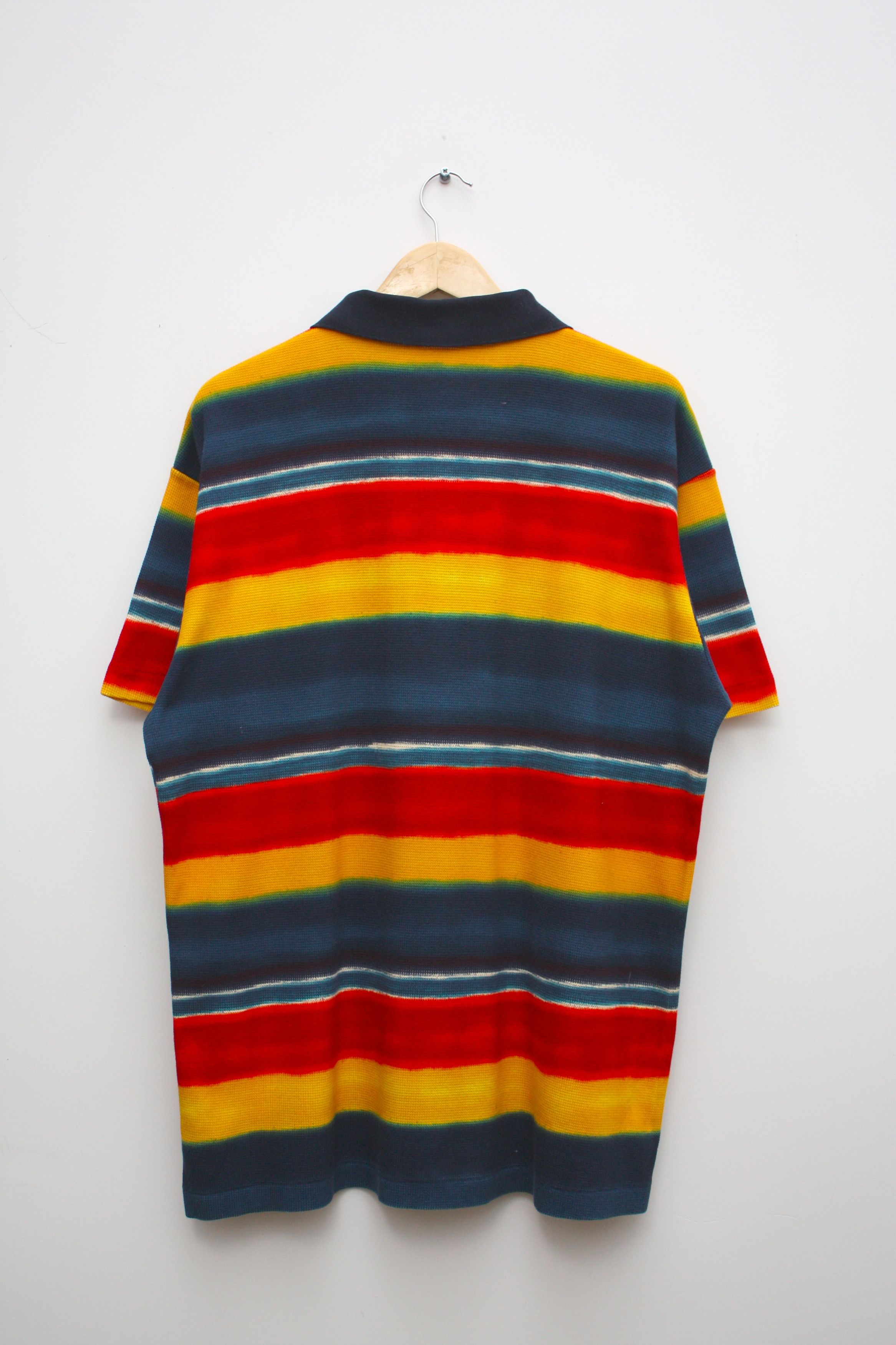 Fila Fila Vintage Acid Abstract Polo Size US XL / EU 56 / 4 - 2 Thumbnail