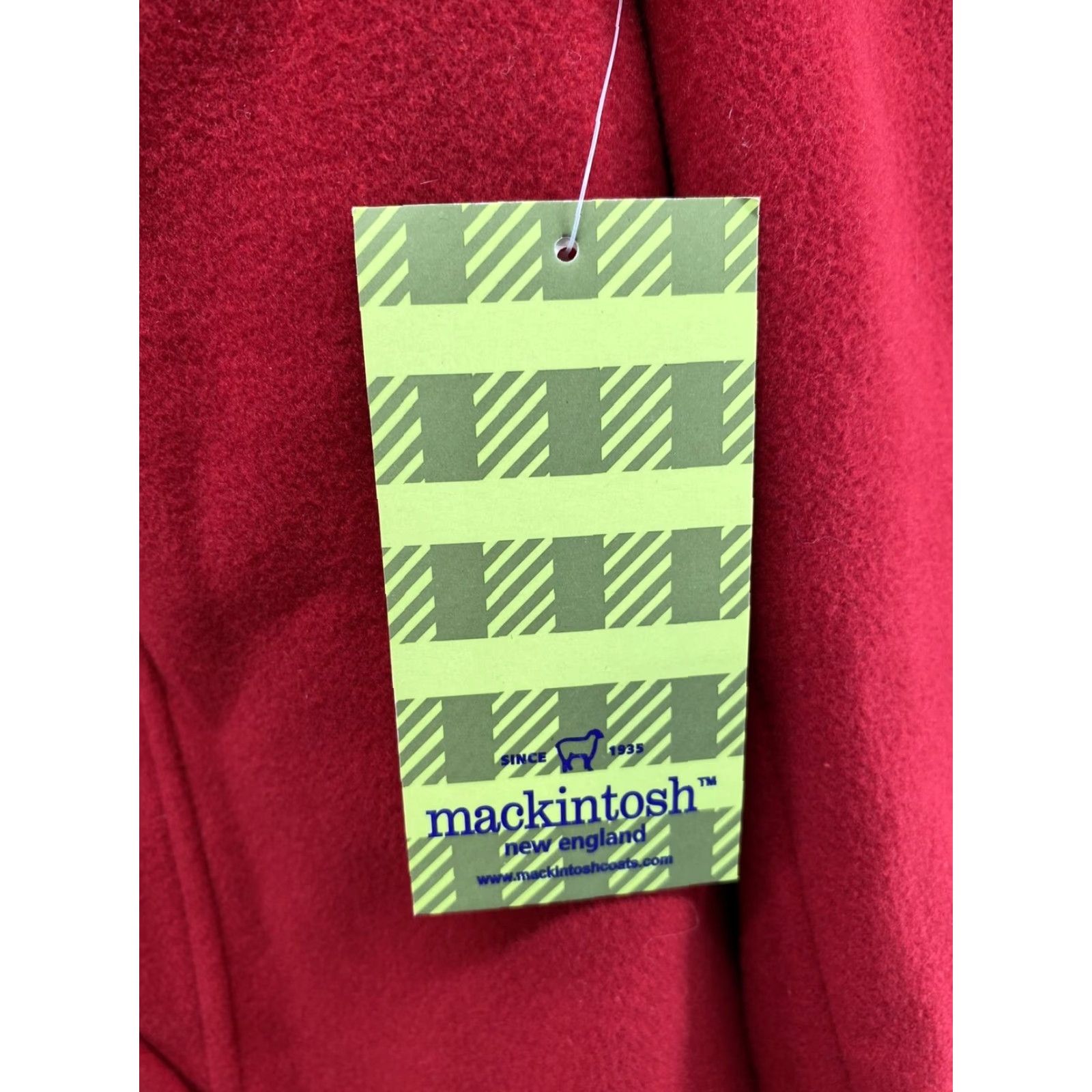 Mackintosh Mackintosh New England Red Button Up Hooded Lined Jacket Women’s Size XL NEW Size XL / US 12-14 / IT 48-50 - 3 Thumbnail