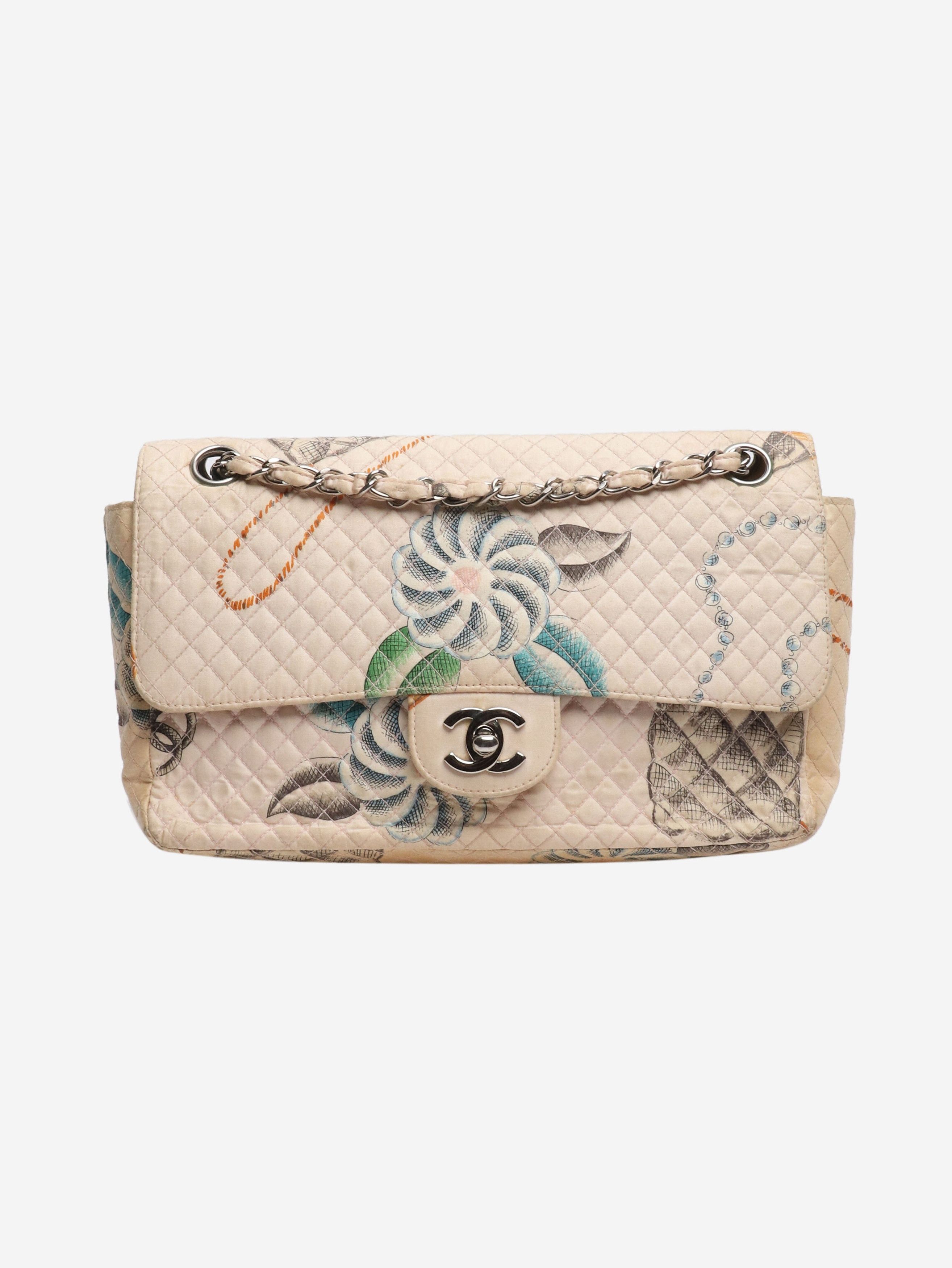 Chanel Neutral vintage 1996 canvas Classic Single Flap bag Size ONE SIZE - 1 Thumbnail