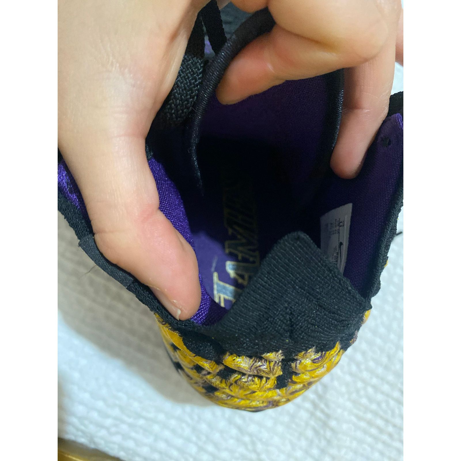 Nike Nike LeBron 17 Lakers 2019 Mens Size 11 Black Athletic shoe Size US 11 / EU 44 - 8 Thumbnail