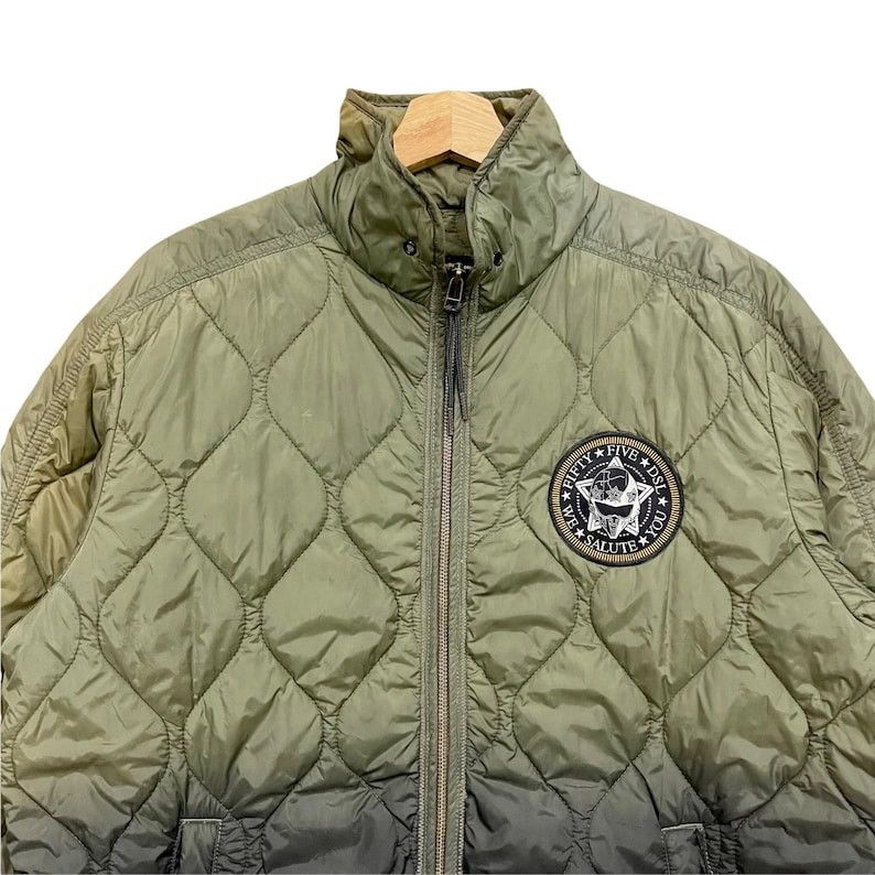 55DSL 55DSL Military Style Quilted Zipper Jacket Size US L / EU 52-54 / 3 - 3 Thumbnail
