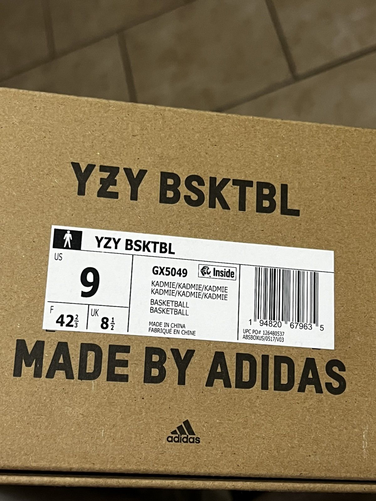 Adidas Yeezy bsktbl frozen blue Size US 9 / EU 42 - 4 Thumbnail