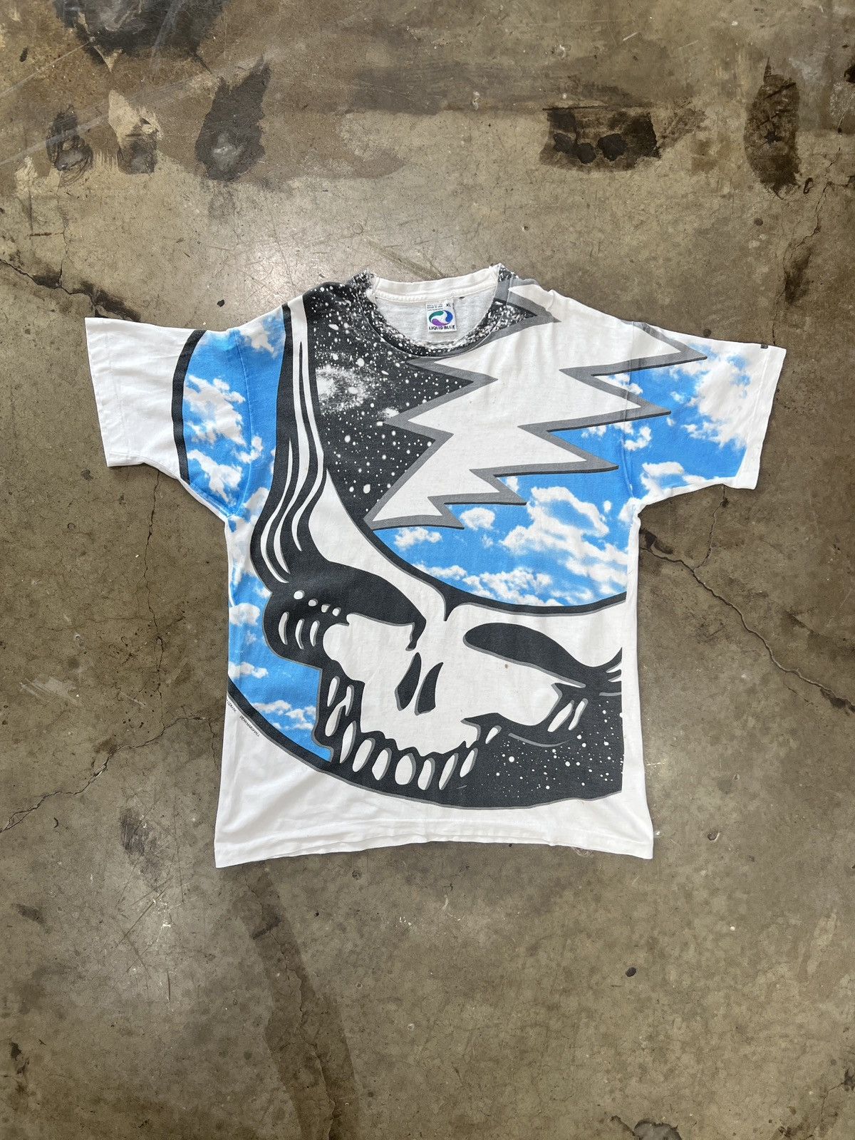 Band Tees Vintage AOP 1993 Liquid Blue Grateful Dead Single Stitch XL Size US XL / EU 56 / 4 - 2 Thumbnail