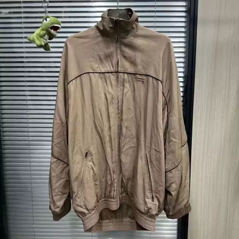 Balenciaga khaki double hook assault Jacket