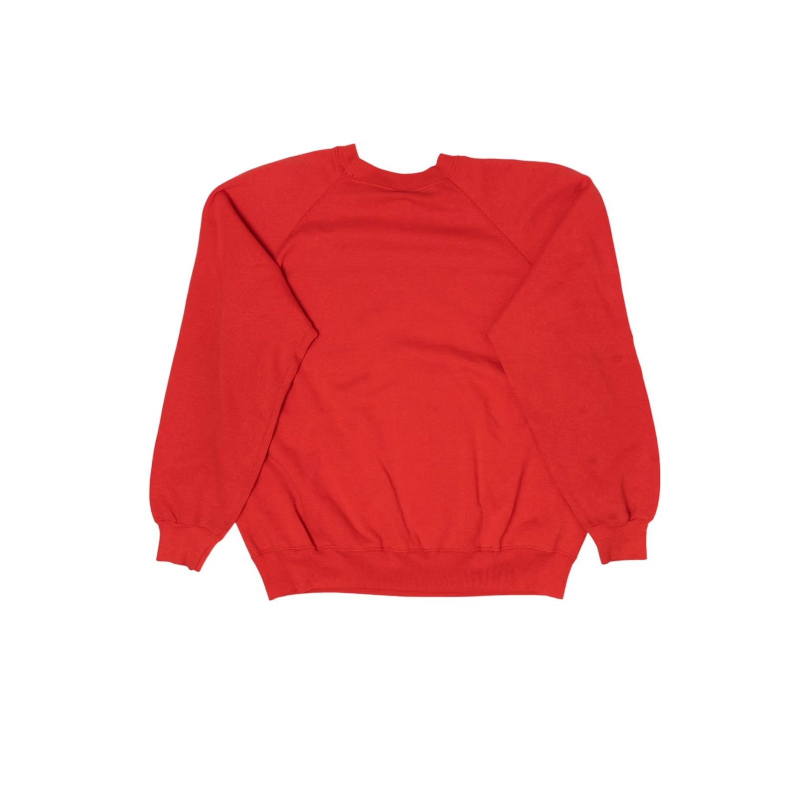 Hanes VINTAGE Hanes Red Raglan Sweatshirt Shirt 1990s Adult X-Large US Made Mens Size US XL / EU 56 / 4 - 4 Thumbnail