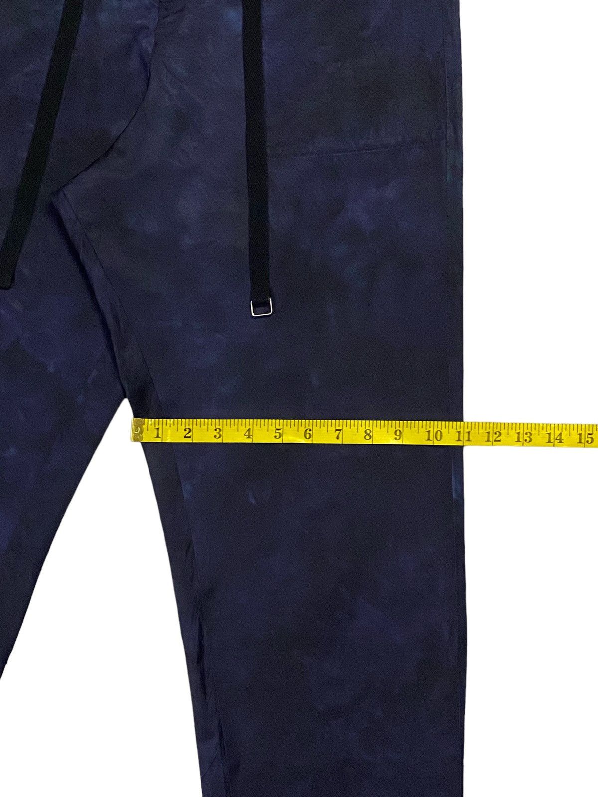 Yohji Yamamoto Yohji Yamamoto Uneven Dyeing Belted Trousers Pants Size 30" / US 8 / IT 44 - 9 Thumbnail