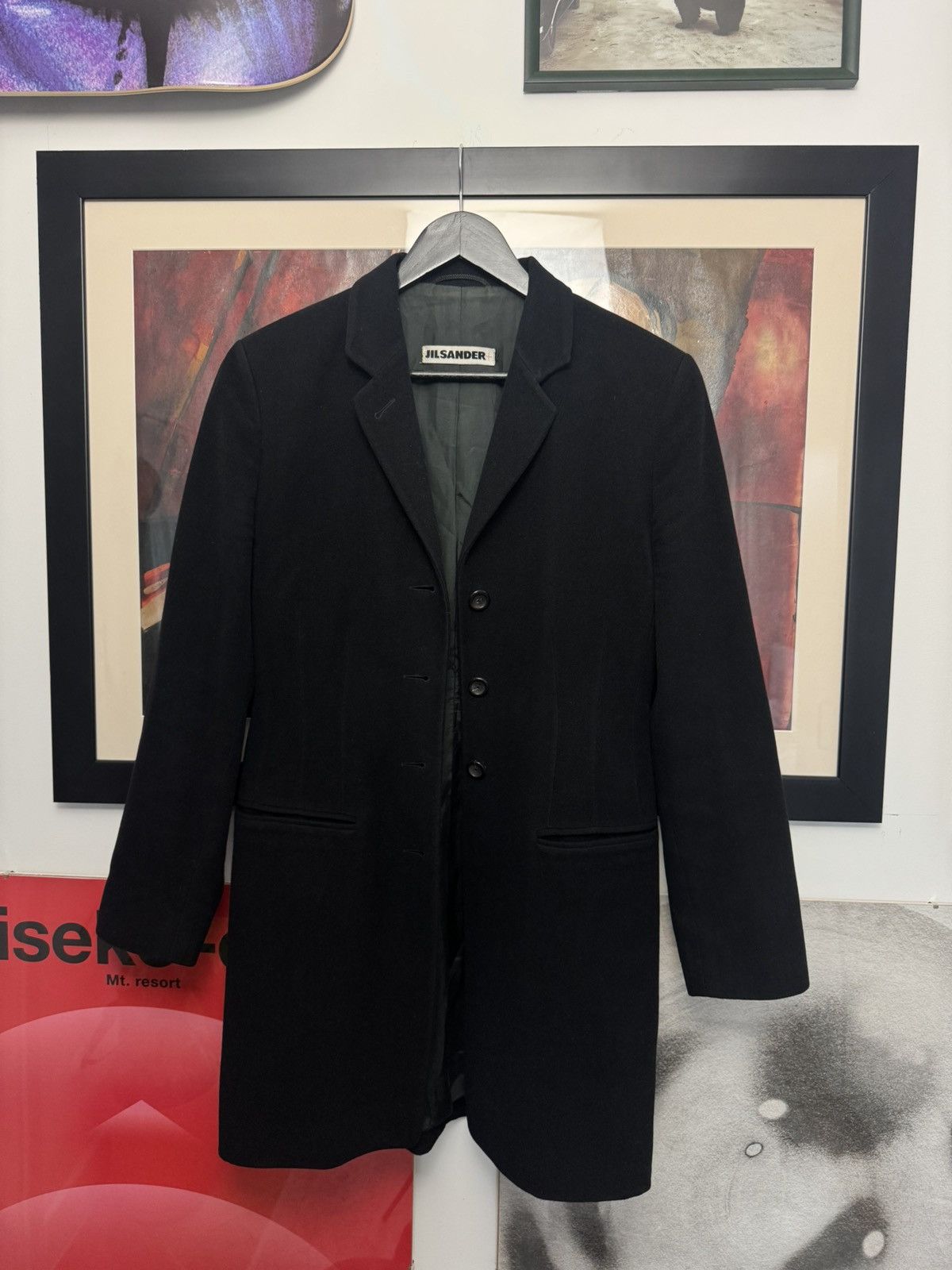 Jil Sander Jil Sander Wool Coat Jacket Designer Luxury High End Rare Size XS / US 0-2 / IT 36-38 - 2 Thumbnail