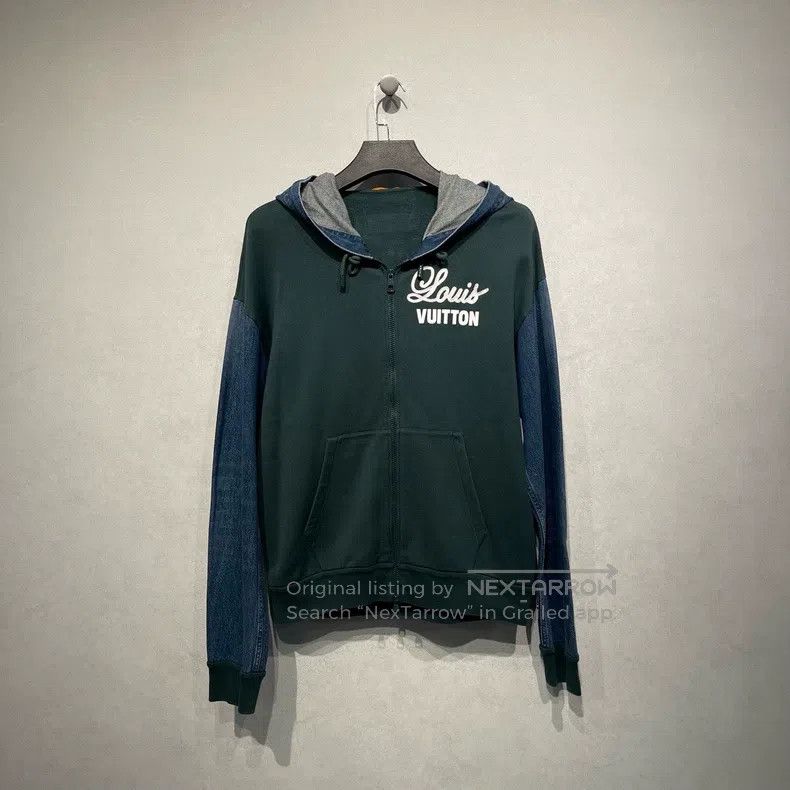 Louis Vuitton Louis Vuitton Patchwork denim hooded jacket Size US L / EU 52-54 / 3 - 1 Thumbnail