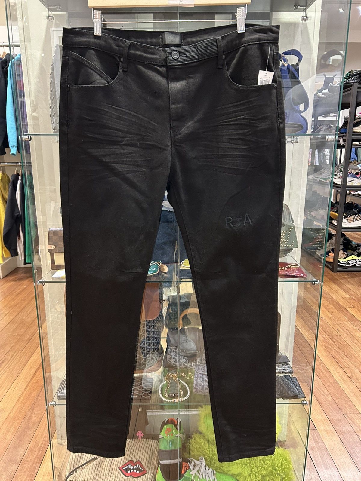 Rta RtA Denim Jeans - Black Size US 36 / EU 52 - 1 Thumbnail