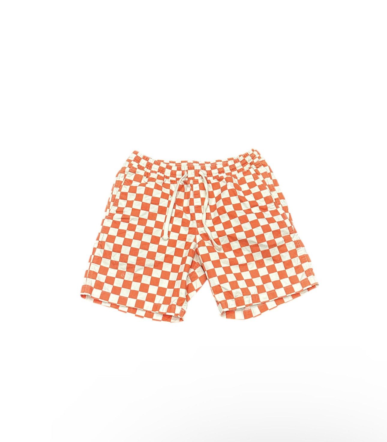 Gallery Dept. × Vans Vans Orange Checkered Shorts Size US 28 / EU 44 - 1 Thumbnail