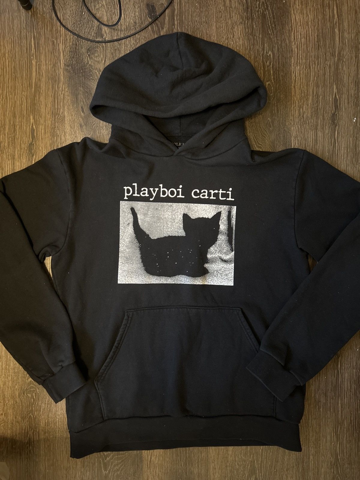 Playboi Carti Playboi Carti Whole Lotta Red Black Cat Hoodie | Grailed