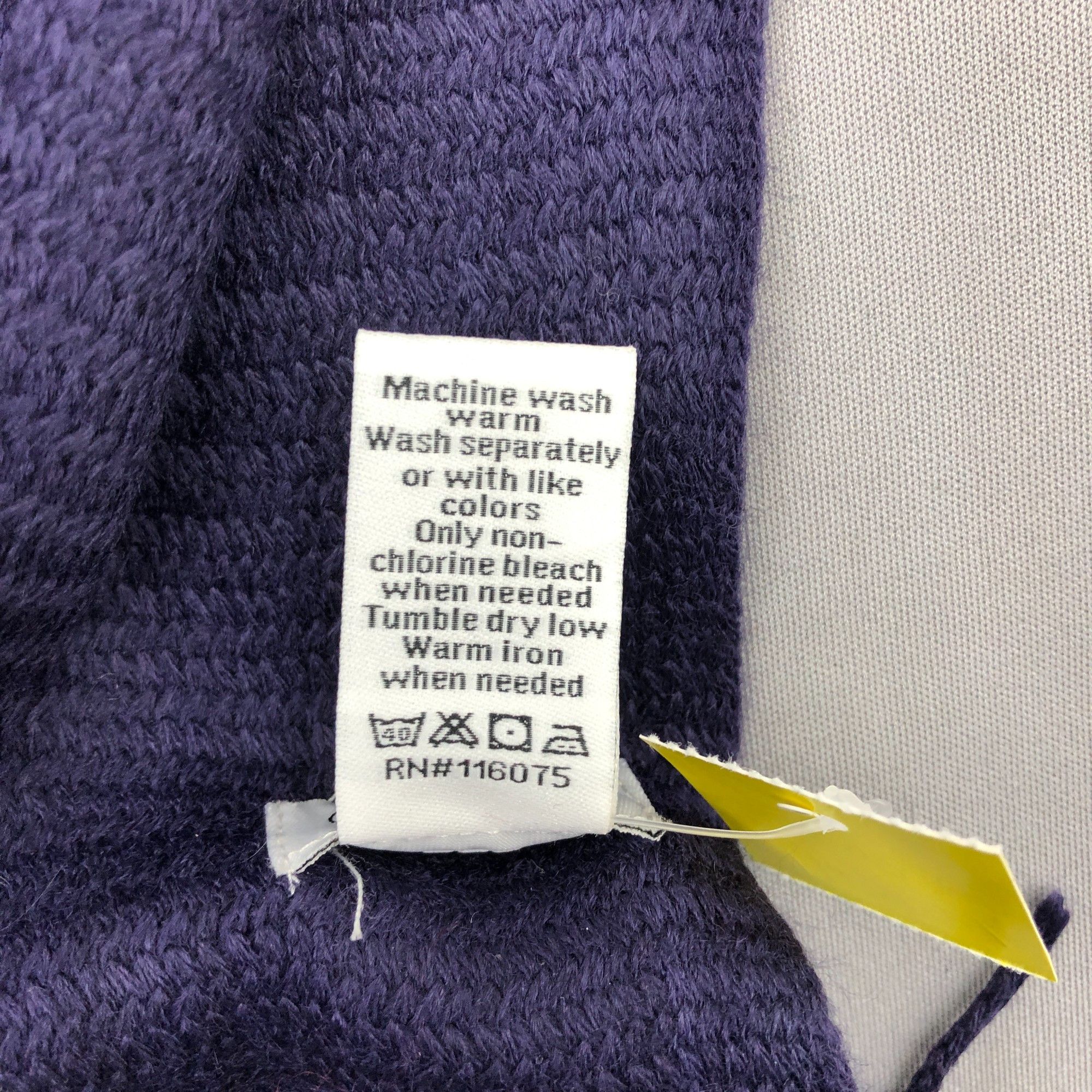 Calvin Klein Vintage Calvin Klein Scarf Muffler Knit Wool Scarves Size ONE SIZE - 6 Thumbnail