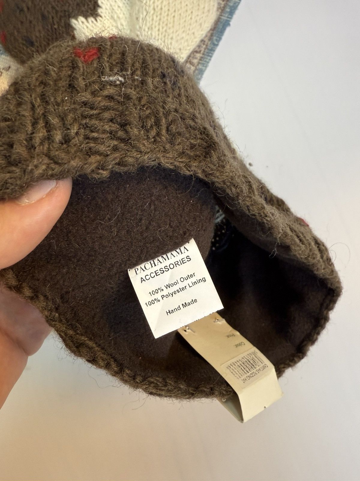 Handmade Pachamama Christmas Pudding Wool Hat X2 Size ONE SIZE - 7 Thumbnail
