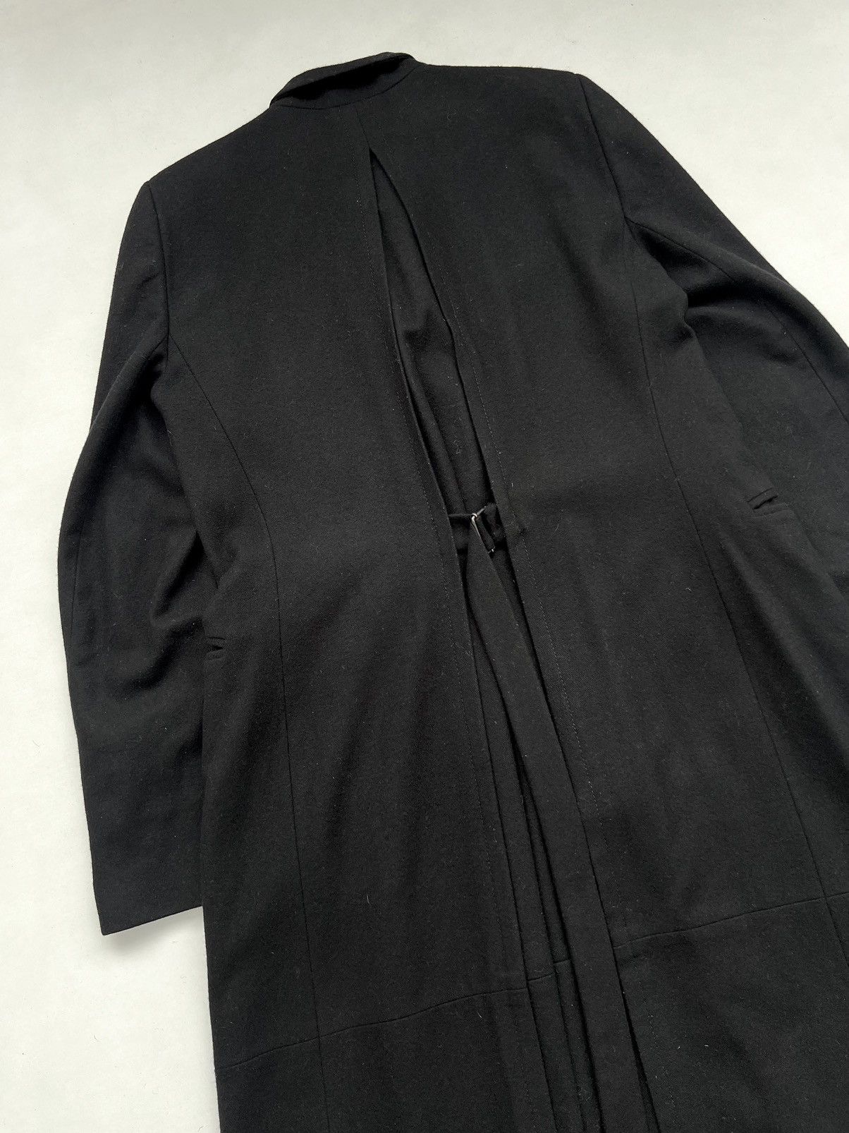 Ann Demeulemeester Ann Demeulemeester Wool Fleece Maxi Long Coat Double Belt Size S / US 4 / IT 40 - 19 Thumbnail