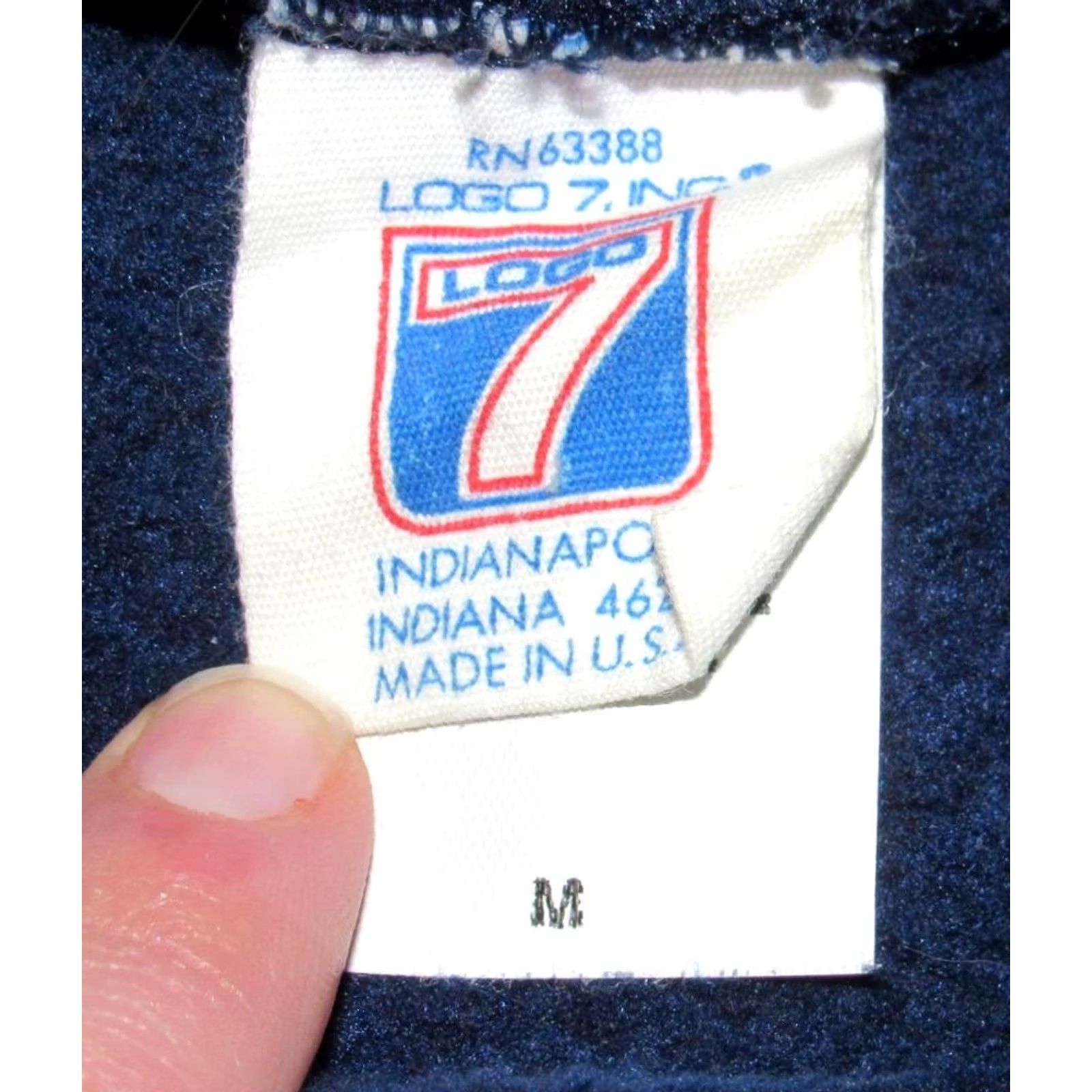 Logo 7 Vtg DALLAS COWBOYS Navy Blue Logo 7 Hoodie Sweatshirt Medium Size US M / EU 48-50 / 2 - 3 Thumbnail