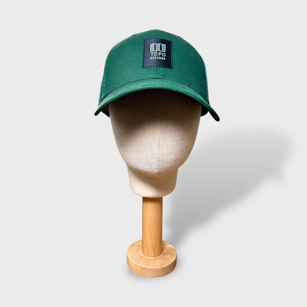 Topo Designs Topo Designs Mens Twill Green Trucker Hat Sz OS Size ONE SIZE - 5 Thumbnail