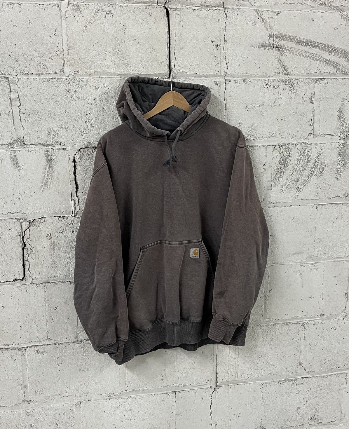 Carhartt Sun faded boxy fit Carhartt hoodie streetwear rare 90s Size US XL / EU 56 / 4 - 1 Thumbnail