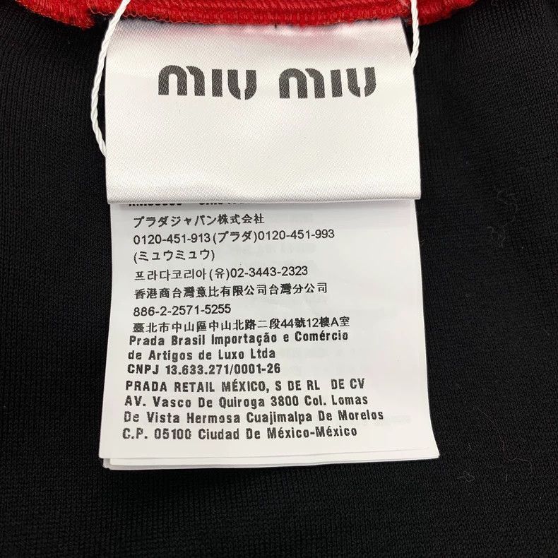 Celine MiuMiu Black Logo Drawstring Skirt Size US 28 / EU 44 - 6 Thumbnail