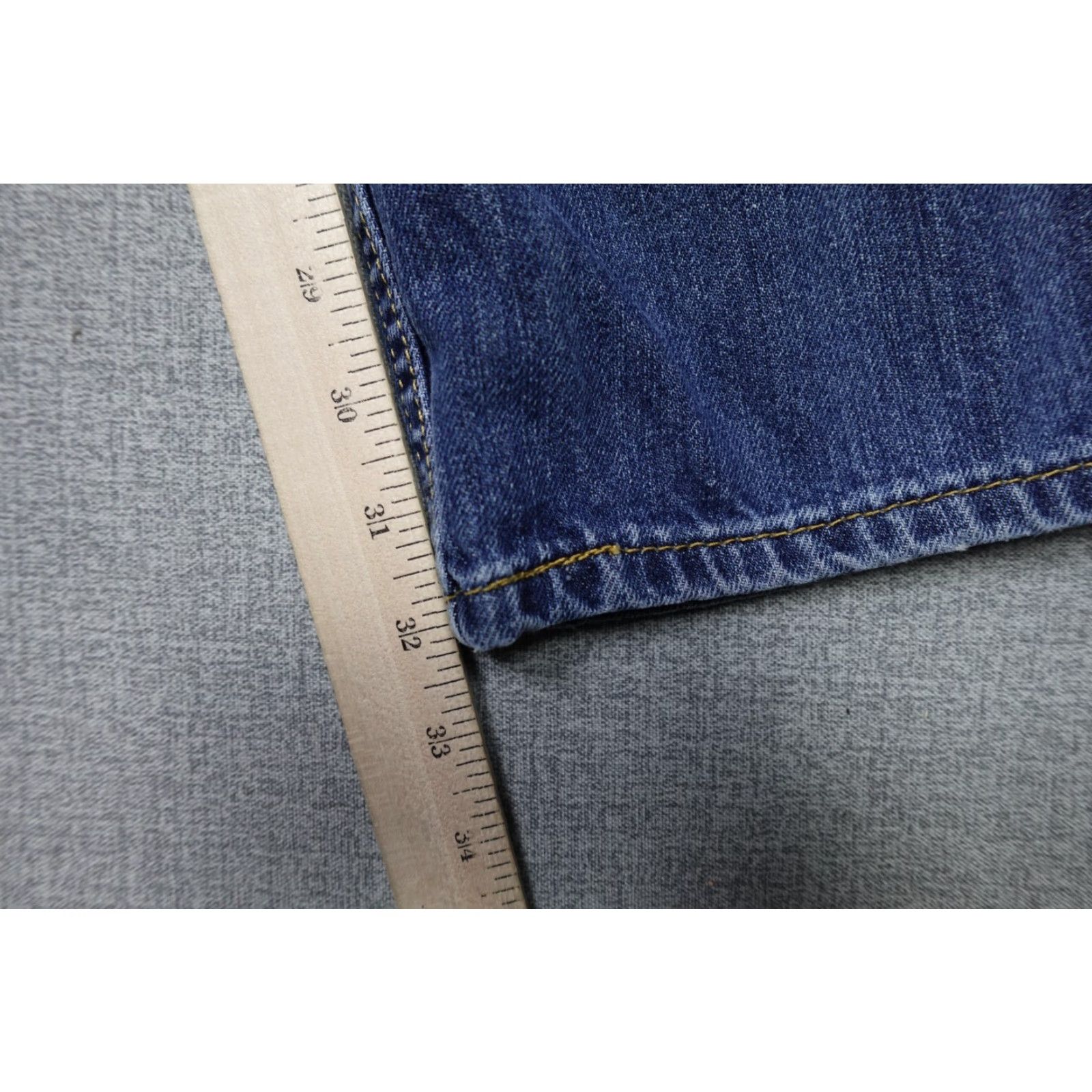 Levi's Levi's 505 Jeans Mens 36x32 Blue Regular Fit Western Cowboy Rancher Dark Wash Jeans Men 36 Regular Blue Cowboy Western 505 Mens Size US 36 / EU 52 - 7 Thumbnail