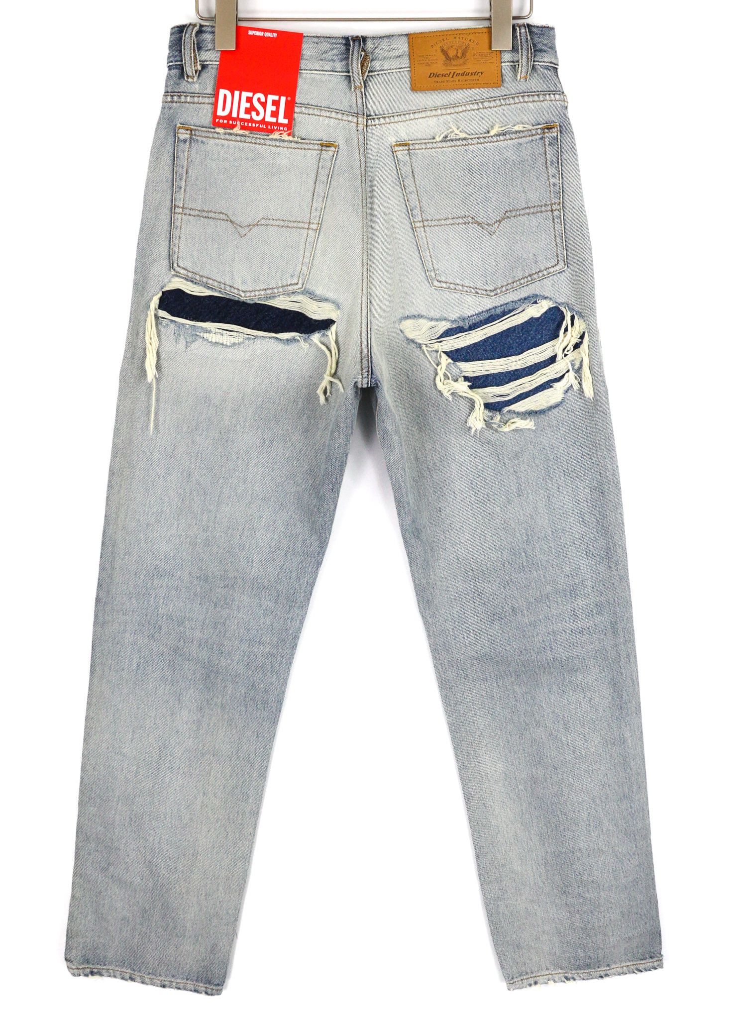 Diesel 1955 09C90 W31/L30 High Waist Distress 40394 Size US 31 - 2 Thumbnail
