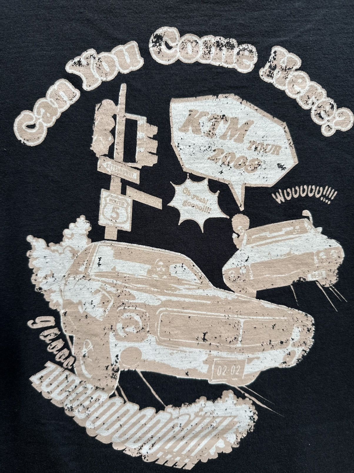 Japanese Brand Faded Vintage Nekad Girl Ktm Tour 2008 Ketsu No Police City Size US XL / EU 56 / 4 - 7 Thumbnail