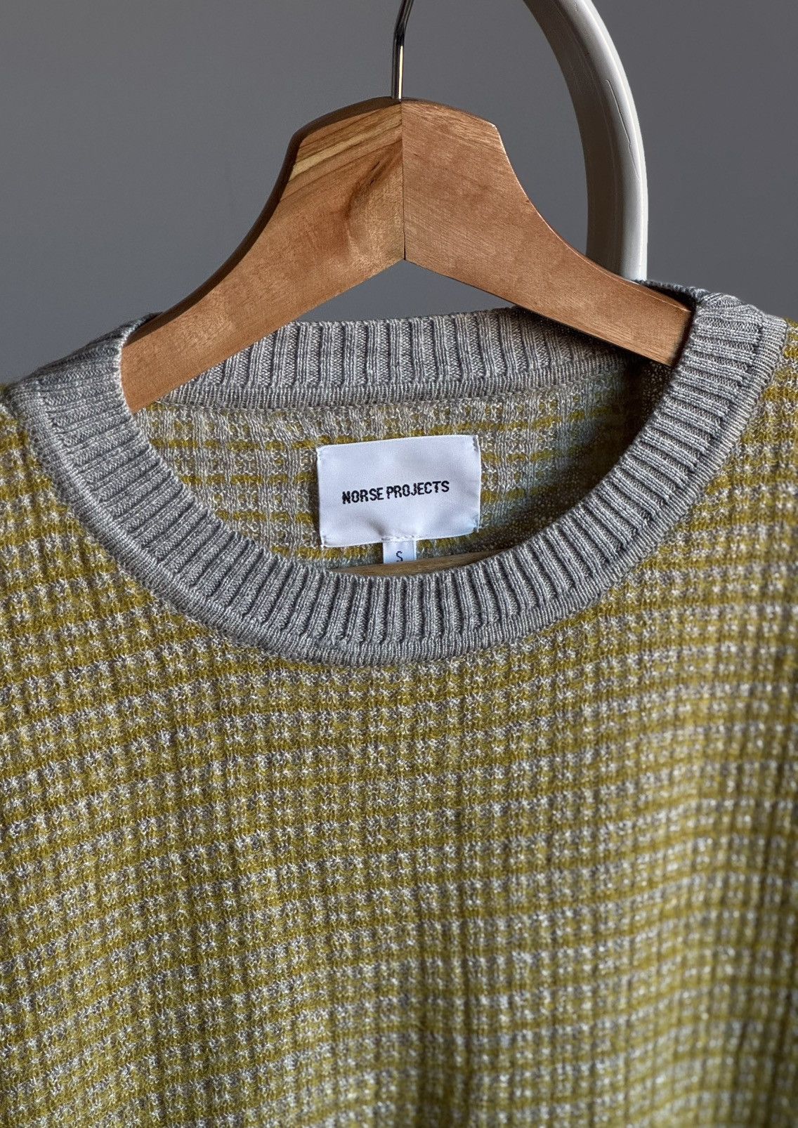 Norse Projects Norse Projects Arild Linen Structur Baby Alpaca Wool Sweater Size US L / EU 52-54 / 3 - 5 Thumbnail
