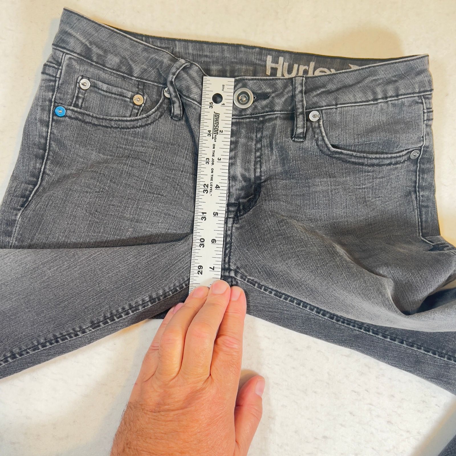 Hurley Hurley 90 Denim Legging Woman 28W 30L Sz 7 Low Rise STRETCH Size 28" / US 6 / IT 42 - 10 Thumbnail