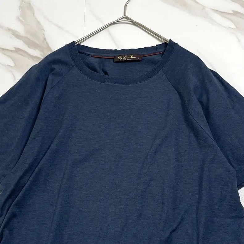 Loro Piana LORO PIANA Navy T-shirt Size US M / EU 48-50 / 2 - 3 Thumbnail