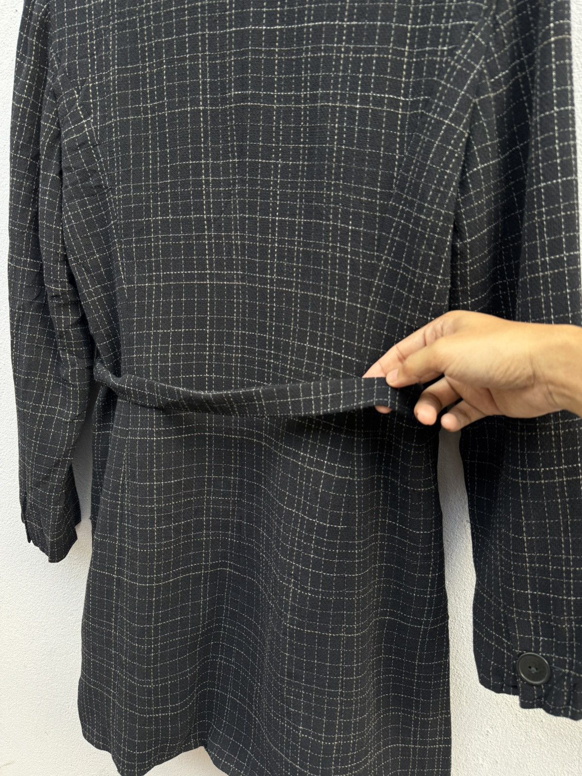 Max Mara MAX MARA Virgin Wool Tweed Long Jacket “Made in ITALY” Size XS / US 0-2 / IT 36-38 - 14 Thumbnail
