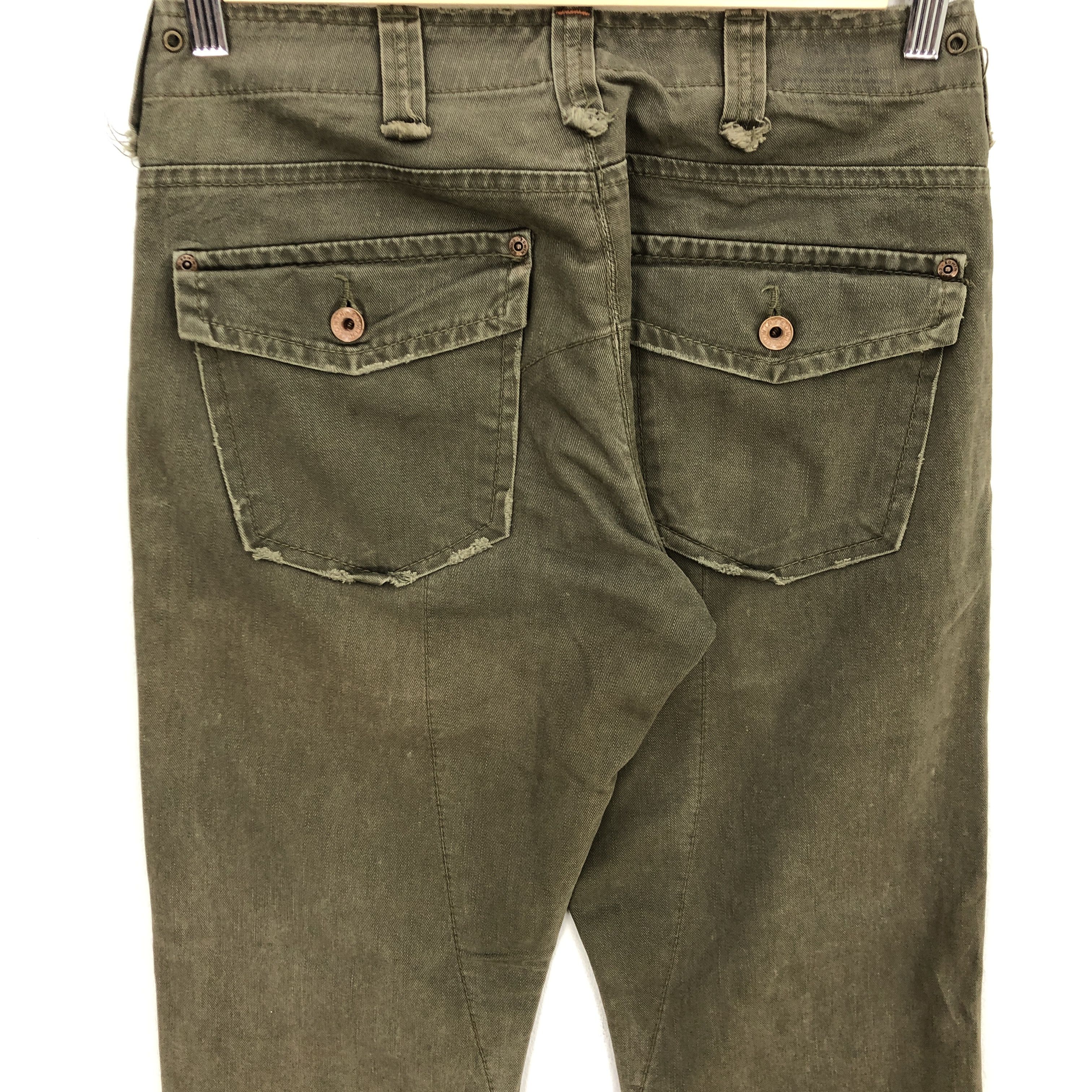 Japanese Brand Japanese Jeans Japanese Multi Pocket Denim Cargo Pants Size US 30 / EU 46 - 4 Thumbnail