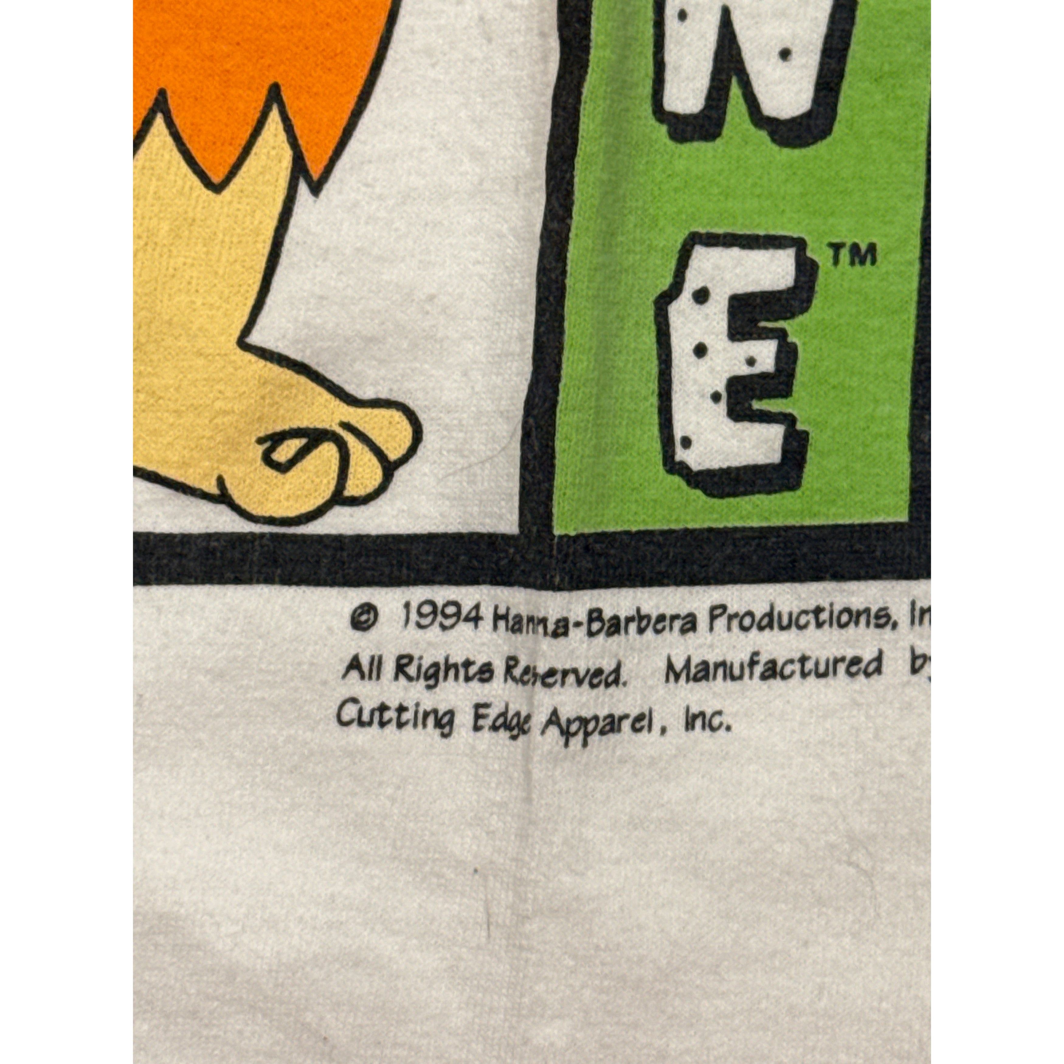 Other 1994 Fred Flinstone Squares White Single Stitched Delta T-Sh Size US L / EU 52-54 / 3 - 2 Thumbnail