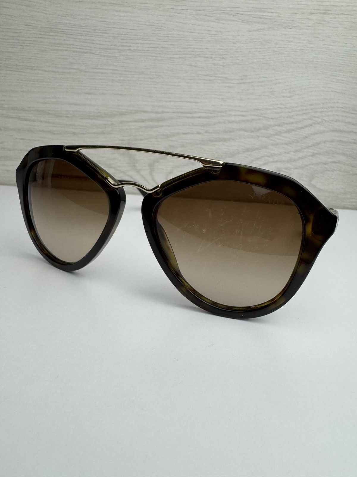 Prada Prada Sunglasses SPR 12Q Tortoiseshell Vintage Size ONE SIZE - 5 Thumbnail