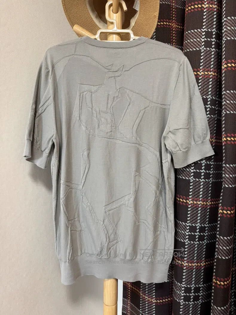 Hermes Hermes Knitted short-sleeved shirt Size US XL / EU 56 / 4 - 2 Thumbnail