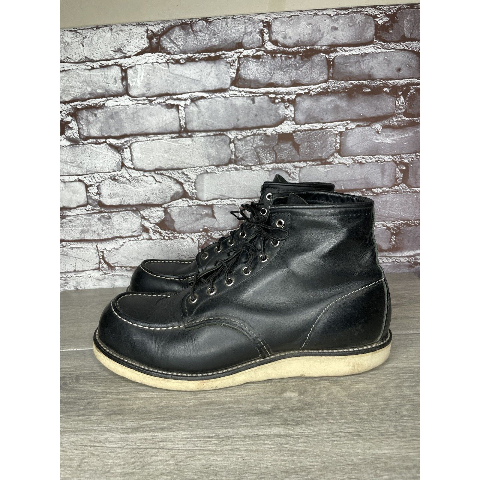Red Wing Red Wing Boots 9075 Harley Ninja Genuine Black Leather Lace Size US 11 / EU 44 - 1 Thumbnail