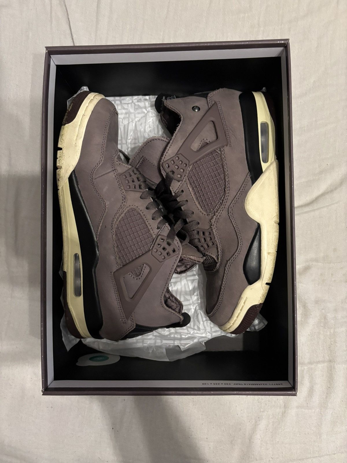 A Ma Maniere Nike Air Jordan x A Ma Maniere Jordan 4 Violet Ore Size US 8 / EU 41 - 1 Thumbnail