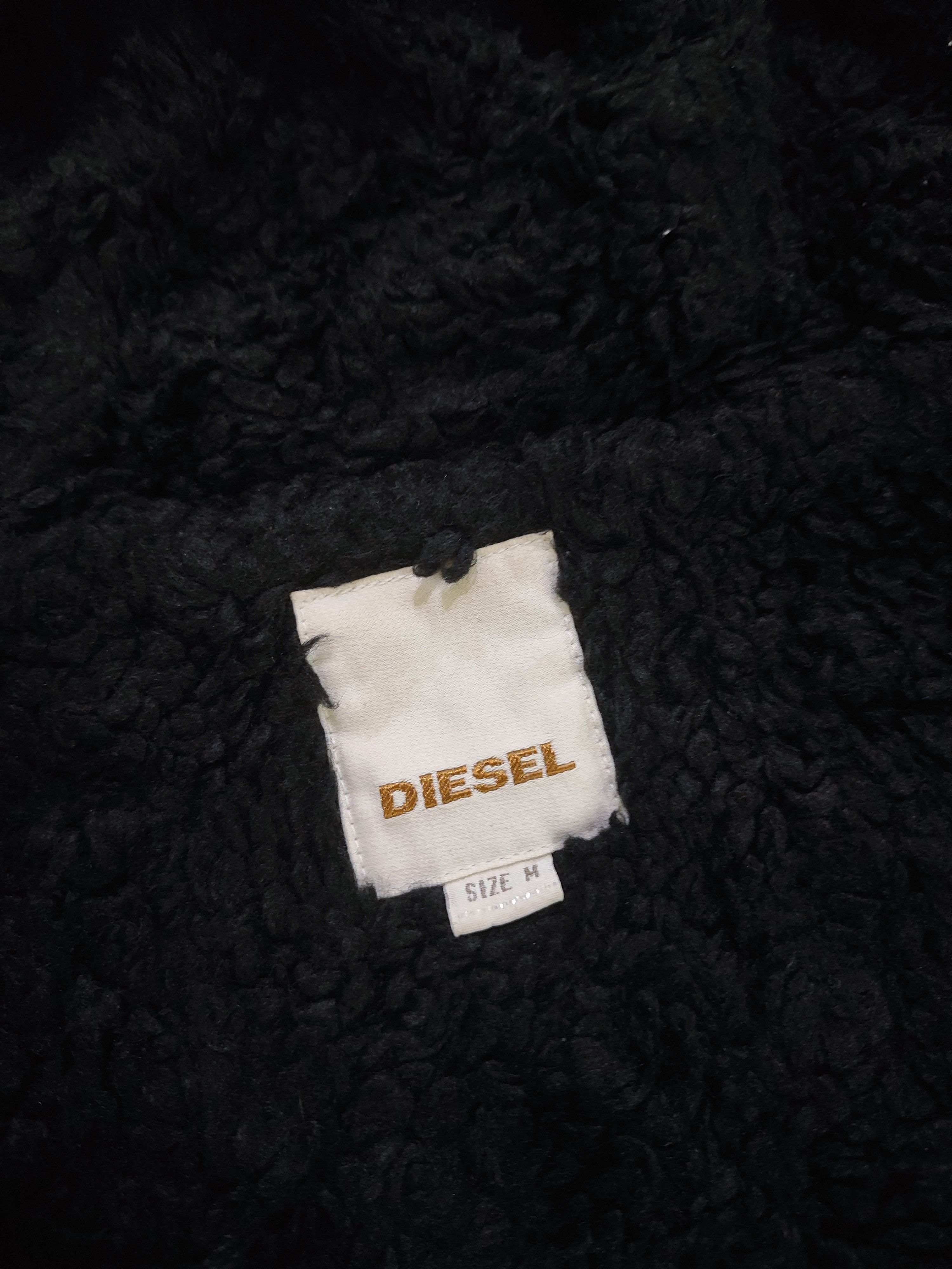 Diesel Vintage Diesel inner sheep leather sherpa hoodie Size US M / EU 48-50 / 2 - 11 Thumbnail