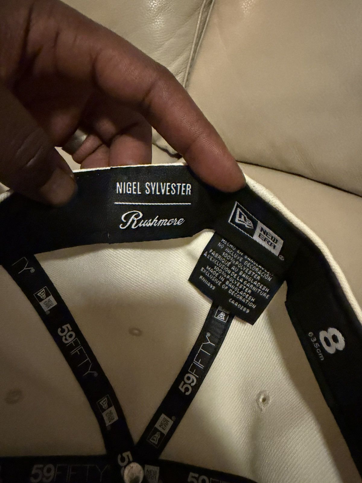 New Era Nigel Sylvester Chrome White 59FIFTY Fitted Size ONE SIZE - 7 Thumbnail