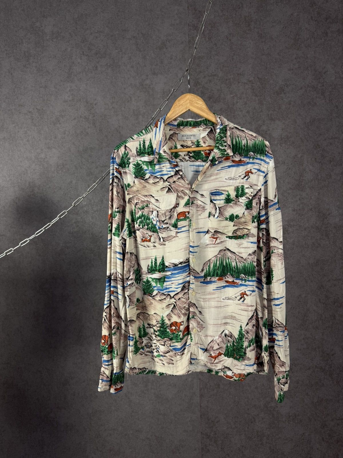 Allsaints art designer crazy shirt