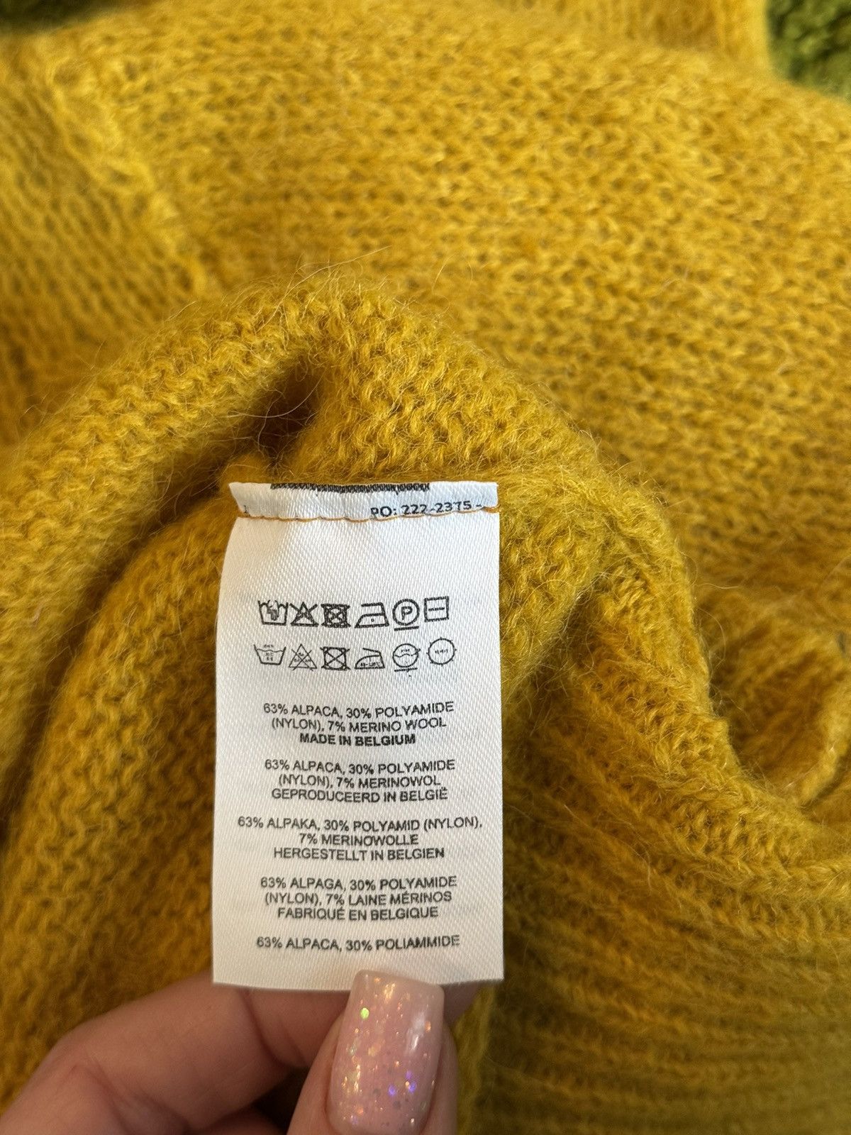 Designer × Dries Van Noten Dries Van Noten avant garde alpaca wool blend cardigan Size S / US 4 / IT 40 - 5 Thumbnail