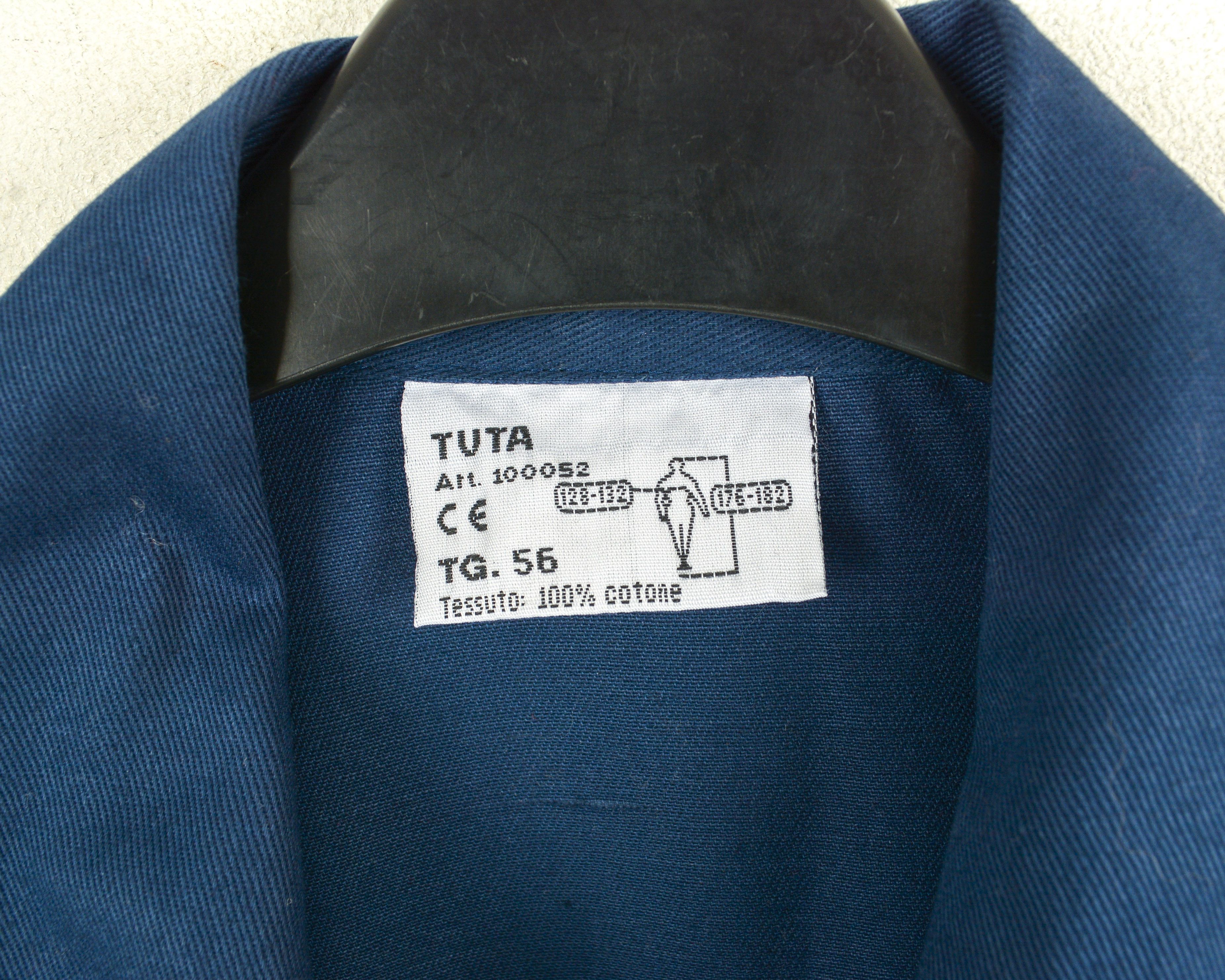 Vintage TUTA 2XL Work Overalls Boilersuit Chore Utility Jumpsuit Size US 40 / EU 56 - 3 Thumbnail
