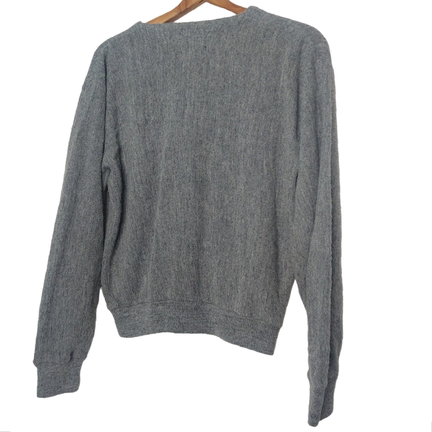 Sears VINTAGE Kings Road Sears The Mens Store Cardigan Sweater L Gray Orlon Acrylic Grandpa Vtg Men Cardigan Size US L / EU 52-54 / 3 - 2 Thumbnail