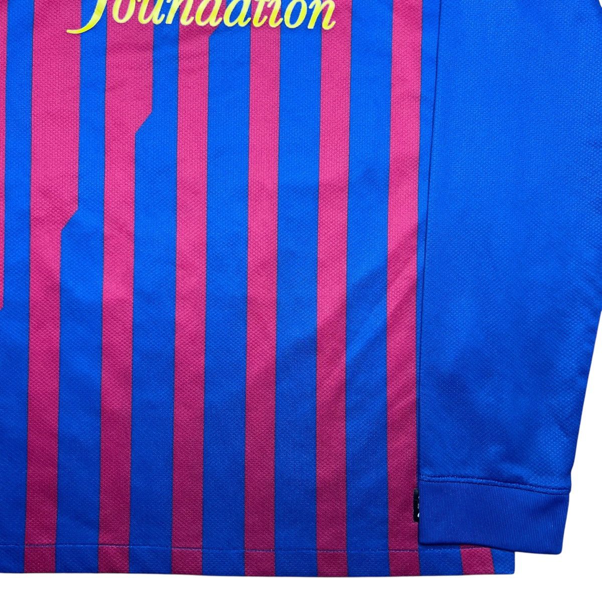 Nike 2011 Nike Barcelona Home Football Soccer Long Sleeve Jersey Size US S / EU 44-46 / 1 - 15 Thumbnail
